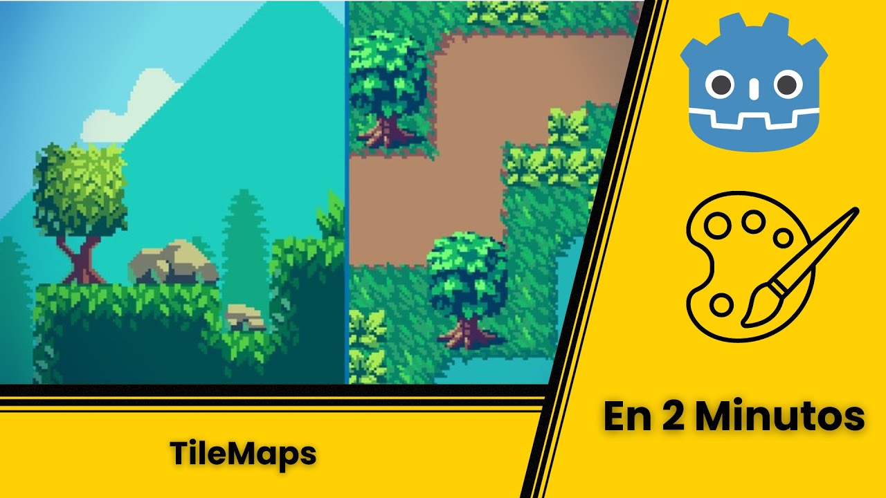 Como usar los tilemaps en godot 4 en 2 Min! - YouTube
