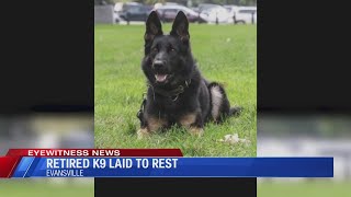Retired EPD K9 laid to rest