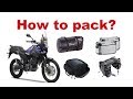 How to pack for a Long Motorcycle trip? What to take?