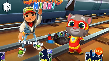 Talking Tom Hero Dash vs Subway Surfers - Gameplay Walkthrough - Jake vs My Talking Tom Hero