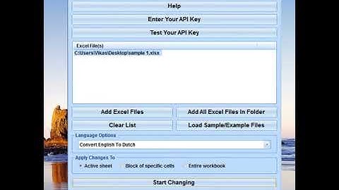 Excel Convert Files From English To Dutch and Dutch To English Software