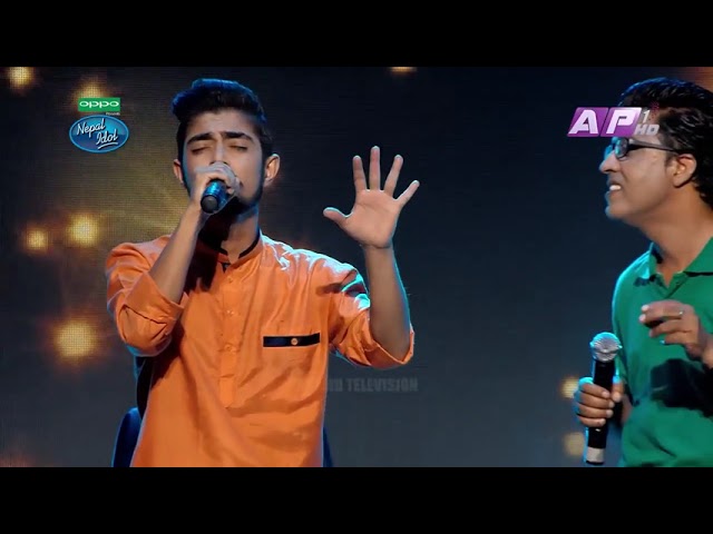 Daiba Hey By Nishan Bhattarai & Sanup Poudel performance in7 nepal idol20p 