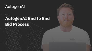 AutogenAI End to End Bid Process