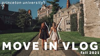 PRINCETON MOVE IN VLOG | sophomore fall 2021