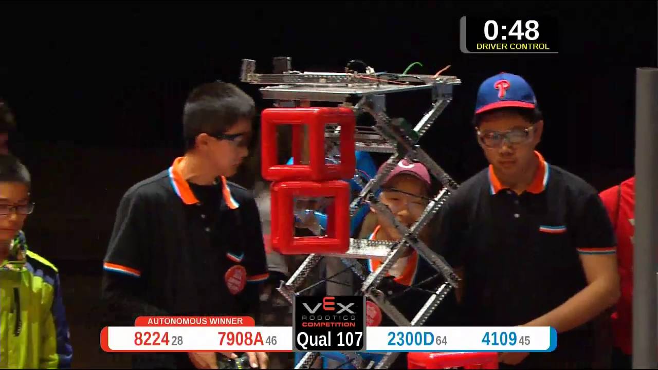 2015 VRC-MS Oppo Q107 -  (8224 2300D) 44-Opportunity Div-VRC Middle School-VEX Worlds 2015
