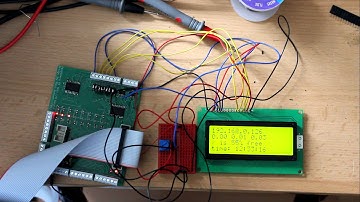 HD44780 compitable LCD connected to the raspberry PI