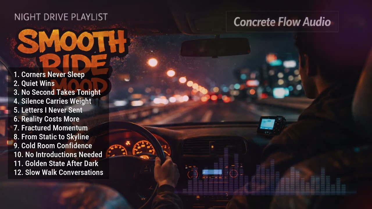 Night Drive Playlist — Chill Hip Hop | Jazzy Groove • Smooth Ride Mood