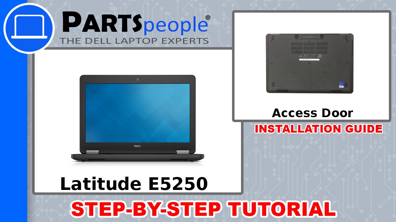 Dell Latitude E5250 (P25S001) Access Door How-To Video Tutorial