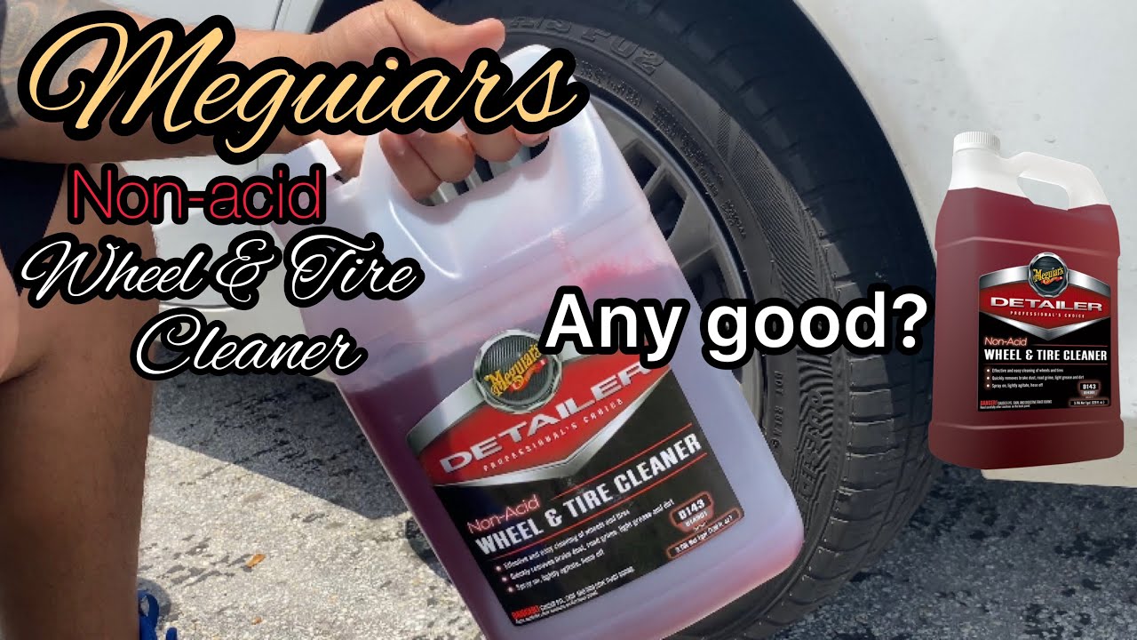 Meguiars Non Acid Wheel & Tire Cleaner Gallon Review Video 