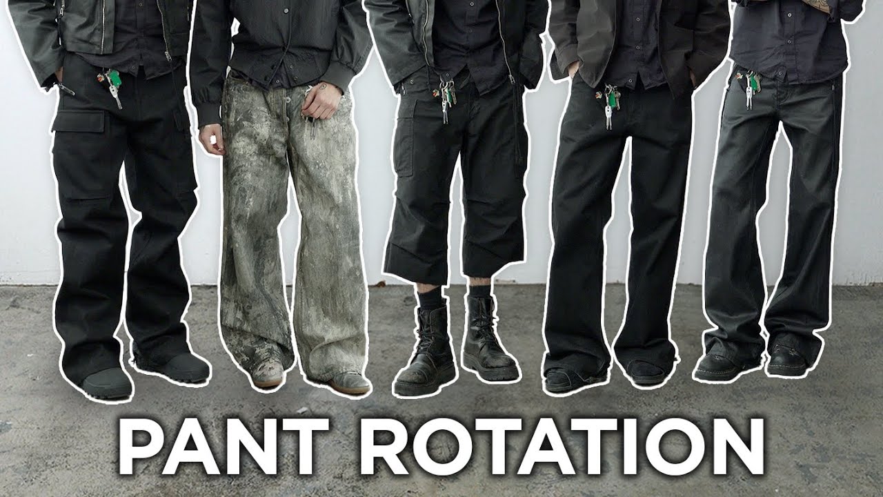 CURRENT SPRING PANT ROTATION 🦟 - YouTube