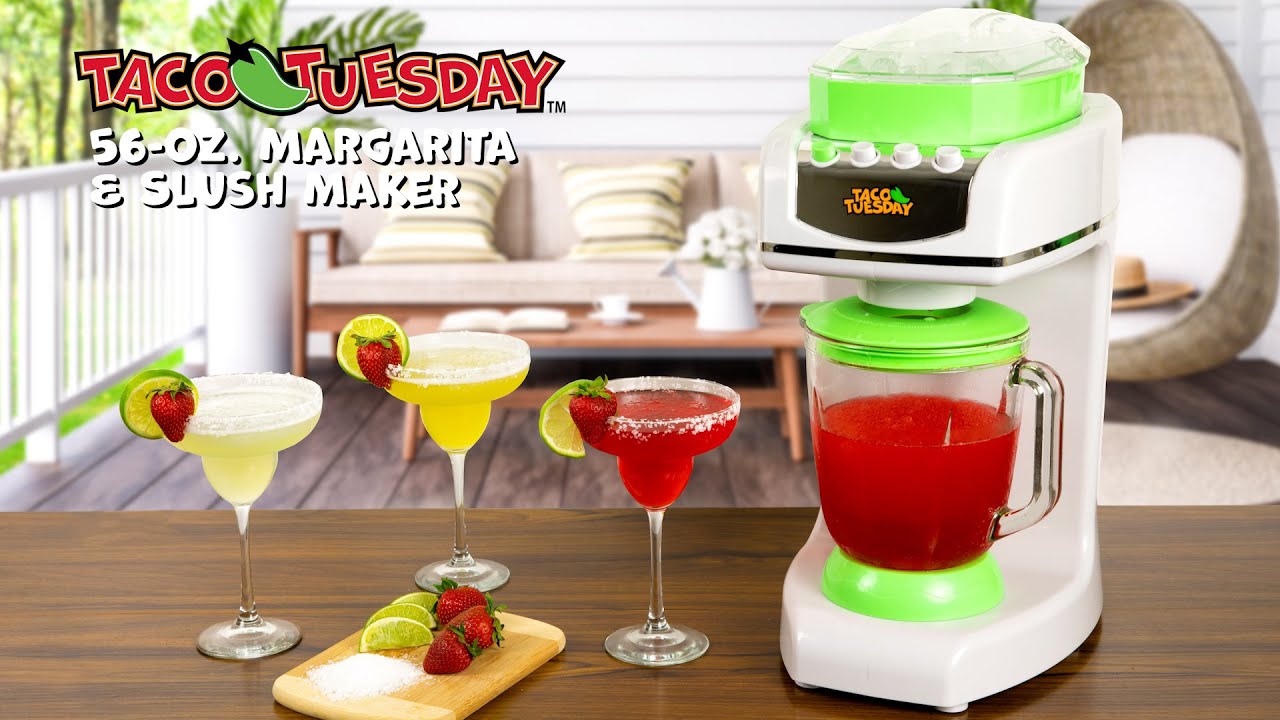 Nostalgia Margarita and Slush Maker - Red - 2 qt