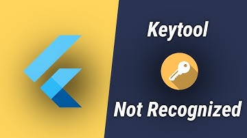 Flutter Keytool Not Recognized - Visual Studio Code - Flutter Keytool - Fast & Easy Way