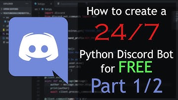 How to create a Python Discord Bot that runs 24/7 for FREE (Part 1)