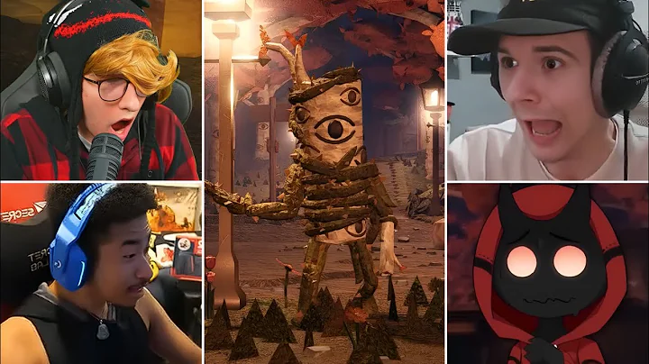 ALL YOUTUBERS REACTION TO DOORS OUTDOORS CHASE SCENE!