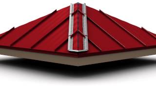 How to Install Standing Seam Metal Roofing - Hip Cap