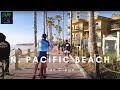 4k Walk- Pacific Beach to North Pacific Beach  San Diego California Travel Tour Guide