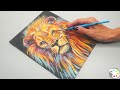 Lion Painting / Acrylic Painting Techniques / Acrylic Painting for Beginners