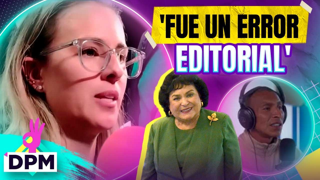 ¡Saskia Niño de Rivera asegura fue ERROR editorial y pide DISCULPA a la familia de Carmen Salinas!