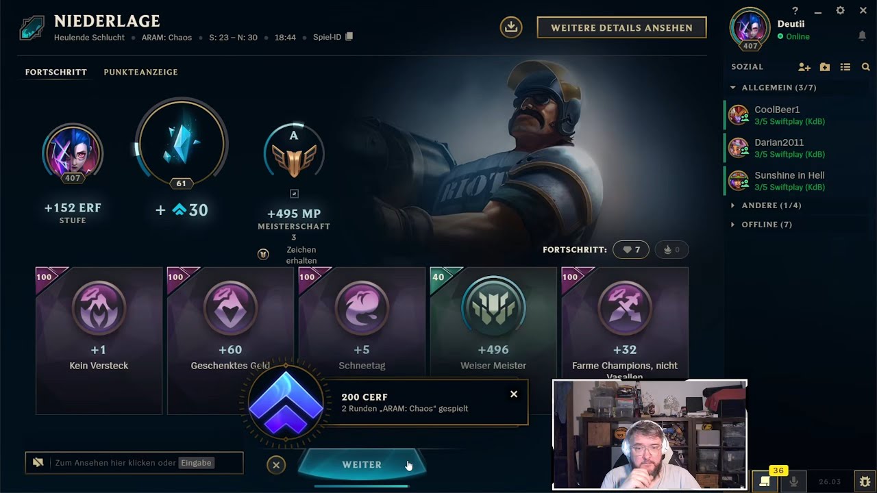 League of Legends | ARAM: CHAOS | Graves | A | 10.02.2026 | 1