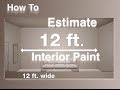 Estimating the Amount Of Paint Needed For Interior Surfaces