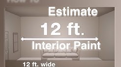 Estimating the Amount Of Paint Needed For Interior Surfaces 