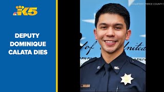 Pierce County Deputy Dominique Calata dies after being shot by suspect
