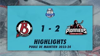 Diables Rouges de Briançon 1-2 Pionniers de Chamonix - Highlights - Synerglace Ligue Magnus 2023/24