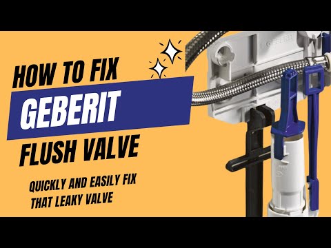 Quickly replace your Geberit flush valve washer