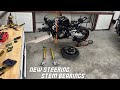 BMW S1000rr Wrecked Bike Rebuild ( PT. 8 Steering Stem BEARING replacement)