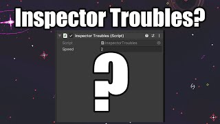 Your Inspector not showing anything in Unity? Watch this!