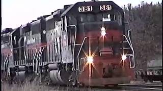 GRS GP-40 #381 with train 269 and the first PanAm boxcar 2/13/99