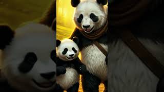 Kind Old Panda Story 🐼 #Shorts