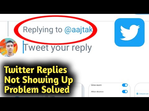 Twitter Replies Not Showing Up Problem Solved