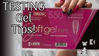 TESTING KUPA ENRICHRx Soft Gel Tips | Did They Hold Up On A Nail Techs Hands?!