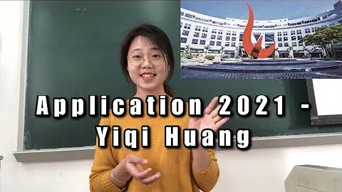 Application 2021 - Yiqi Huang