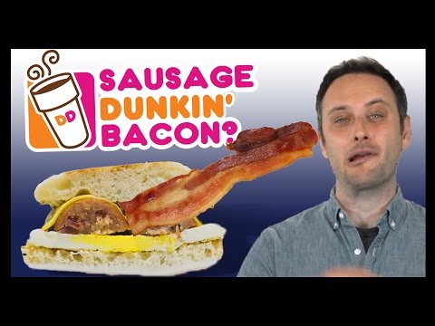 Dunkin' Donuts Is Putting Bacon INSIDE of Sausage! - Food Feeder