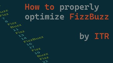 Overoptimizing FizzBuzz
