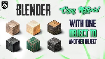 Copy material with one object to another objects in blender | Deepak Graphics