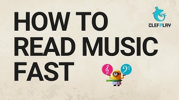 HOW TO READ NOTES ON THE TREBLE AND BASS CLEF FAST (beginners lesson)