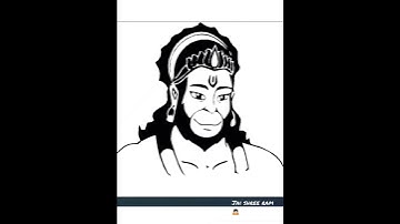 Hanuman ji ❤️ creat with python turtle 🐢 jai shree ram 🙇🏻🤞 #engineers #love #shots