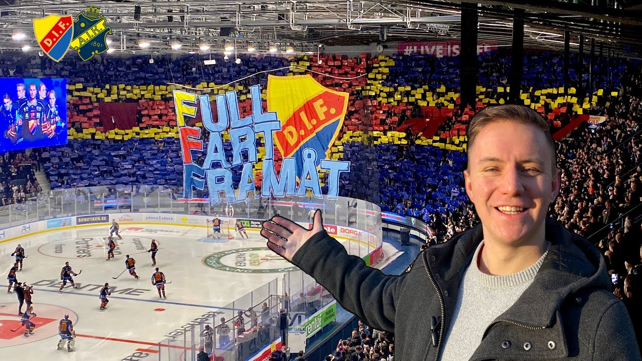 You MUST WATCH a Stockholm Derby in Ice Hockey!! Experience DJURGÅRDEN-AIK in HockeyAllsvenskan