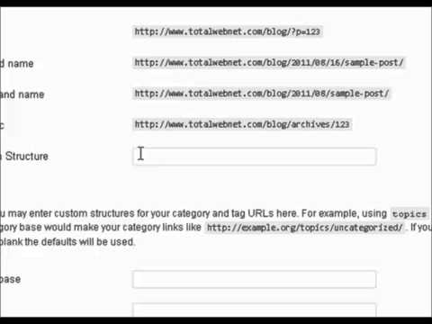 How to Change Your Permalinks Structure In WordPress