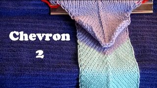 Machine Knit Chevron 2