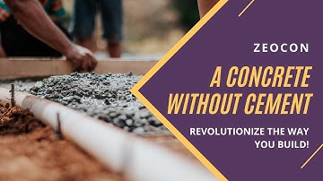 concrete without cement| AAC & CLC Blocks without cement| zeocon official video.