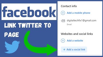 How to Link Twitter Account to a Facebook Page on Laptop/PC