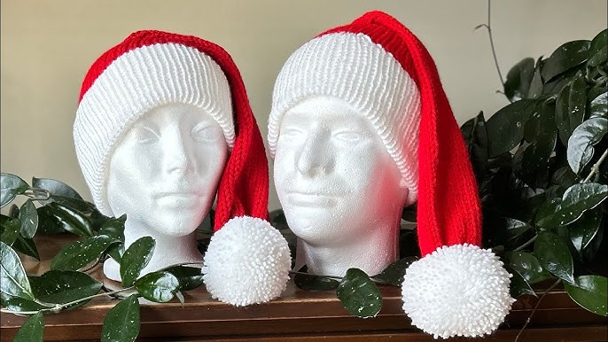 Knitting Machine Tutorial-Santa Hat - Crafty Gemini