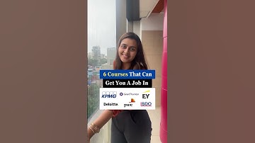 6 Courses To Get A Job In Big 4 @ZellEducation