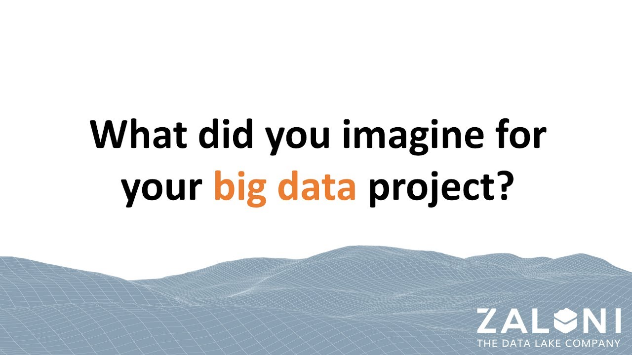 What Does Your Big Data Project Look Like? - Data Lake in a Box - YouTube