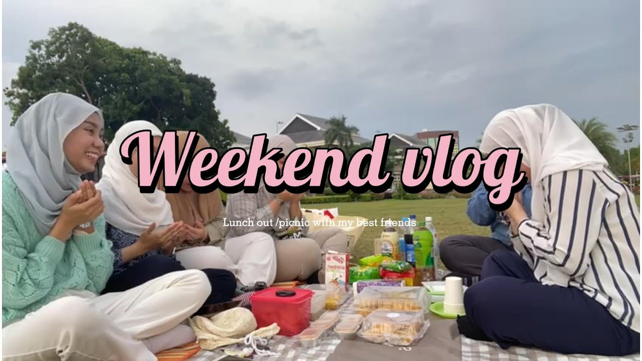 Weekend vlog : Lunch , picnic with my best friends at eco corridor