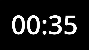 35 SECOND TIMER - No Sound - Full HD 1080p - COUNTDOWN